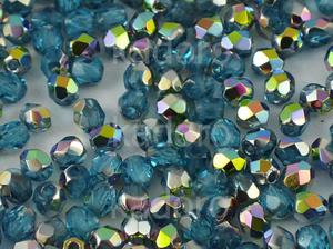 FP 3mm Vitral Dark Aquamarine - 40 sztuk - 2875284262