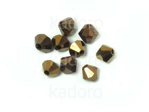 Bicone 4mm Dark Bronze - 6 sztuk - 2872684140