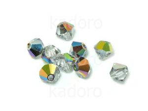 Bicone 4mm Crystal Vitrail - 6 sztuk - 2856502263