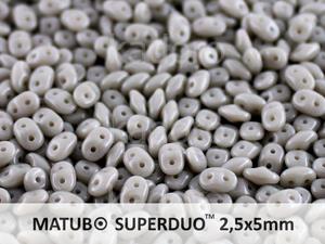 SuperDuo 2.5x5mm Opaque Grey - 10 g - 2875284303