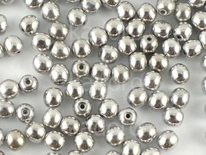 Round Beads Silver 4 mm - opakowanie - 2874486654