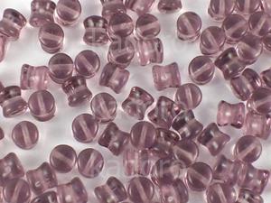 Pellet 4x6mm Mid. Amethyst - 20 sztuk - 2833607331