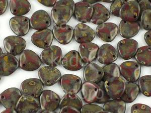 Rose Petals Opal Lt Red Travertin 8x7 mm - 10 sztuk - 2833607558