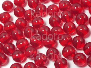 Round Beads Siam Ruby 6 mm - 20 sztuk - 2871661276