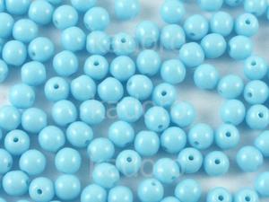 Round Beads Opaque Sky Blue 4 mm - opakowanie - 2876148152