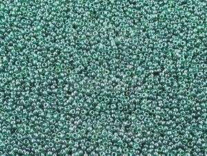 Miyuki Round 15o-2241 Inside-Color Luster Green - Teal Lined - 5 g - 2874212375