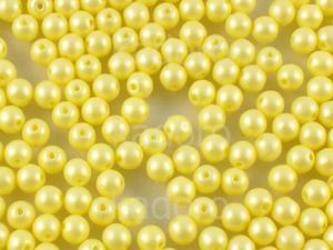 Round Beads Pastel Yellow 4 mm - opakowanie - 2861818126