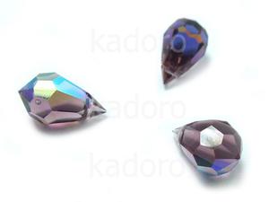 Drop 10x6mm Amethyst AB - 1 sztuka - 2833611281