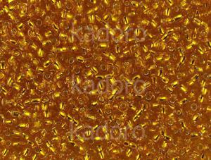 PRECIOSA Rocaille 11o-Silver-Lined Amber - 50 g - 2874486683