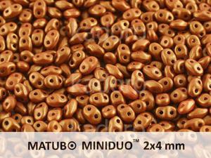 miniDUO 2x4mm Gold Shine Brownish Red - 50 g - 2833612264