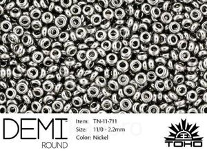 TOHO Demi Round 11o-711 Nickel - 5 g - 2878409950