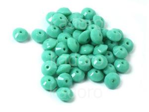 FP Rivoli Opaque Turquoise 4x7 mm - 10 sztuk - 2834936891