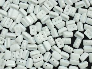 Roofy Beads Opaque White 8x5 mm - 20 sztuk - 2835180981