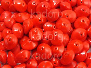 UFO Beads Opaque Red - 5 sztuk - 2837709926