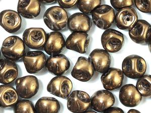 Mushroom Beads Dark Bronze 9x8mm - 10 sztuk - 2838687305