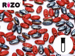 RIZO Beads Opaque Red Blue Sky - fiolka - 2844467346