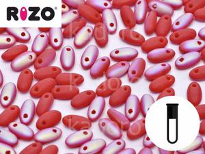 RIZO Beads Opaque Red AB Matted - fiolka - 2844467349