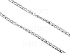 acuch metalowy 5x3 mm kolor srebrny - 20 cm - 2869723171