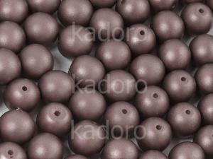 Round Beads Powdery Brown 8 mm - 10 sztuk - 2849887623