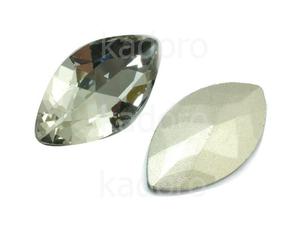 Szklany kamie fasetowany markiza 32x17mm Crystal F - 1 sztuka - 2877393709