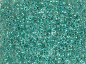 PRECIOSA Rocaille 8o-Green-Lined Crystal - 50 g - 2874486722