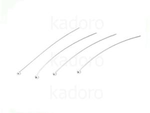 Szpilki z kulk ag925 40x0.4 mm - para - 2878409996