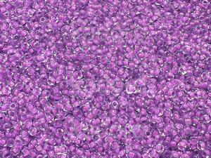 PRECIOSA Rocaille 11o-Neon Violet Lined Crystal - 50 g - 2874486733