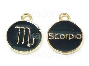 Zawieszka zodiak skorpion 12 mm - 1 sztuka - 2875836277