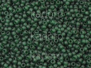TOHO Round 11o-939F Transparent-Frosted Green Emerald - 100 g - 2877273952