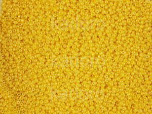 PRECIOSA Rocaille 6o-Opaque Lustered Yellow - 50 g - 2871862435