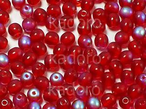Round Beads Siam Ruby AB 4 mm - opakowanie - 2873228385