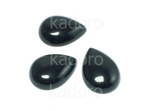 Obsydian kaboszon kropla 25x18 mm - 1 sztuka - 2875836331