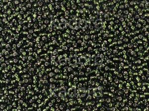 PRECIOSA Rocaille 8o-Silver-Lined Dark Olivine - 50 g - 2874580002