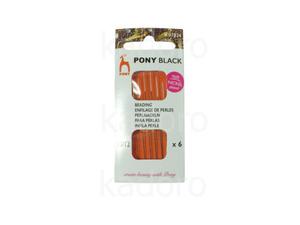 Igy do koralikw Pony Black z biaym uchem 10 i 12 - 1 karnet - 2876633734