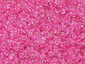 TOHO Round 11o-1078 Inside-Color Crystal - Magenta Lined - 10 g - 2878604073