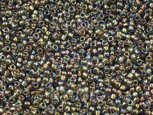 TOHO Round 15o-999 Gold-Lined Rainbow Black Diamond - 5 g - 2878034940