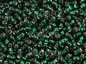 TOHO Round 8o-36 Silver-Lined Green Emerald - 10 g - 2877747573