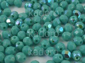 FP 4mm Opaque Turquoise AB - 40 sztuk - 2868794420