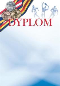 Dyplom OLIMPIADA - opk 20 szt A4 - 250g/m2 dyplomy sportowe