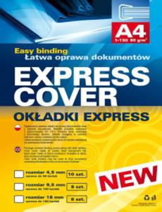 Listwy wsuwane i okadki Express Argo 9,5mm - zestaw do oprawy dokumentów