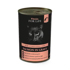 FITMIN cat tin sterilized salmon 415g - 2874711545