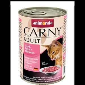 ANIMONDA Carny Adult puszka z woowin, indykiem i krewetkami 400g - 2878208467