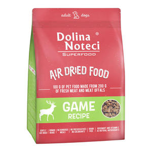 DOLINA NOTECI SUPERFOOD Danie z dziczyzny karma suszona dla psa 1kg - 2878208620