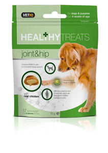 Vetiq Przysmaki dla psw i szczenit Zdrowe stawy i biodra Healthy Treats Joint Hip for Dogs Puppies 70g - 2878209007