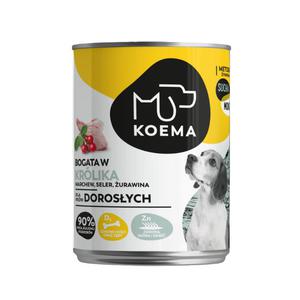 KOEMA karma mokra 90% misa, krlik 400 g - 2878209604