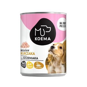 KOEMA JUNIOR karma mokra 90% misa, kurczak 400 g - 2878209767