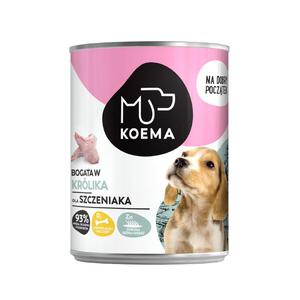 KOEMA JUNIOR karma mokra 90% misa, krlik 400 g - 2878209768