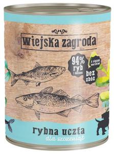 Wiejska Zagroda Rybna uczta Puppy puszka 800g - 2878210202