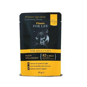 FITMIN cat For Life Pouch Adult Chicken 85g - 2871123954