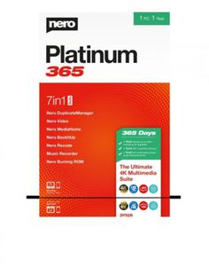 Nero Platinum 365 - oprogramowanie ( licencja roczna) - 2869397486